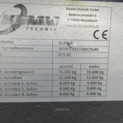 SANH Gülle-Zubringerfaß KUMM KTS 30