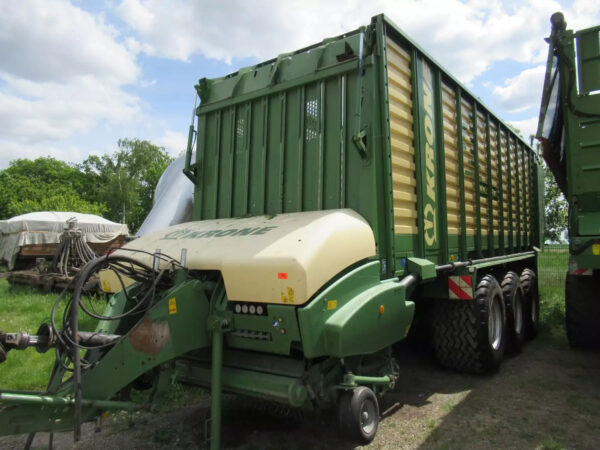 SDAH offener Kasten mit Ladegerät / Ladewagen KRONE ZX 430 GD