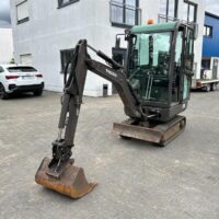 Minibaggermit Tandemanhänger (Volvo EC15D / Vlemmix) – Bild 9